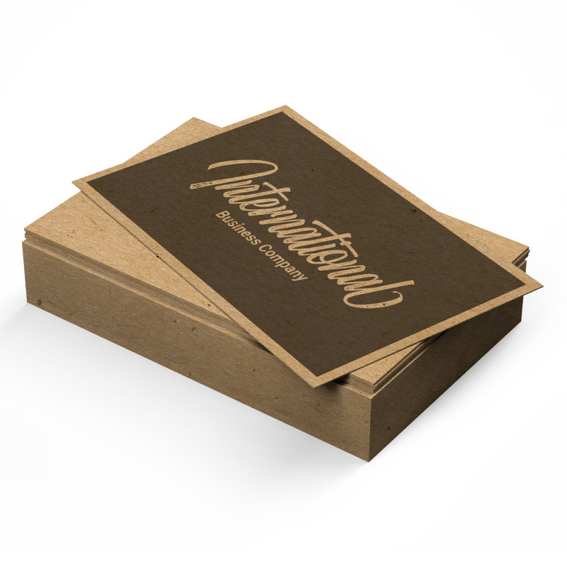 Kraft Paper Business Cards